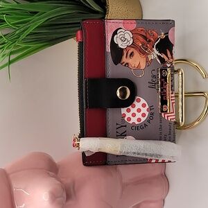 🖤Nikky by Nicole Lee “CIEGA POR TI ZIP” CARDHOLDER WALLET🖤